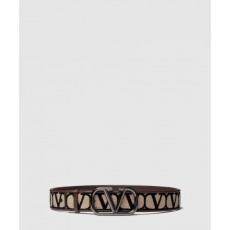 발렌티노 V 로고 벨트