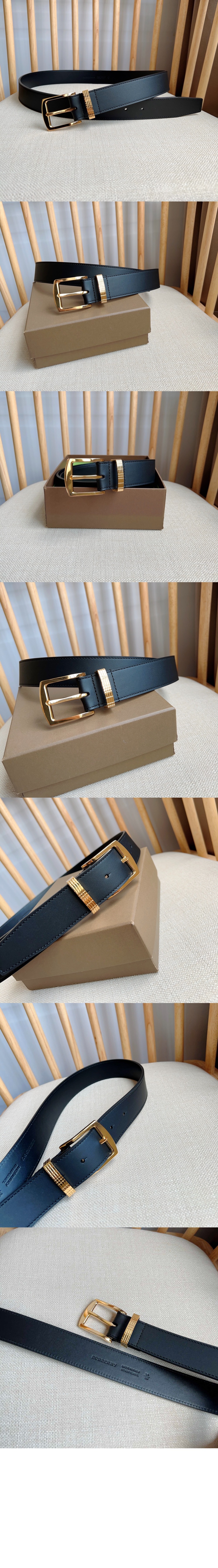 버버리 레더 벨트 80659841