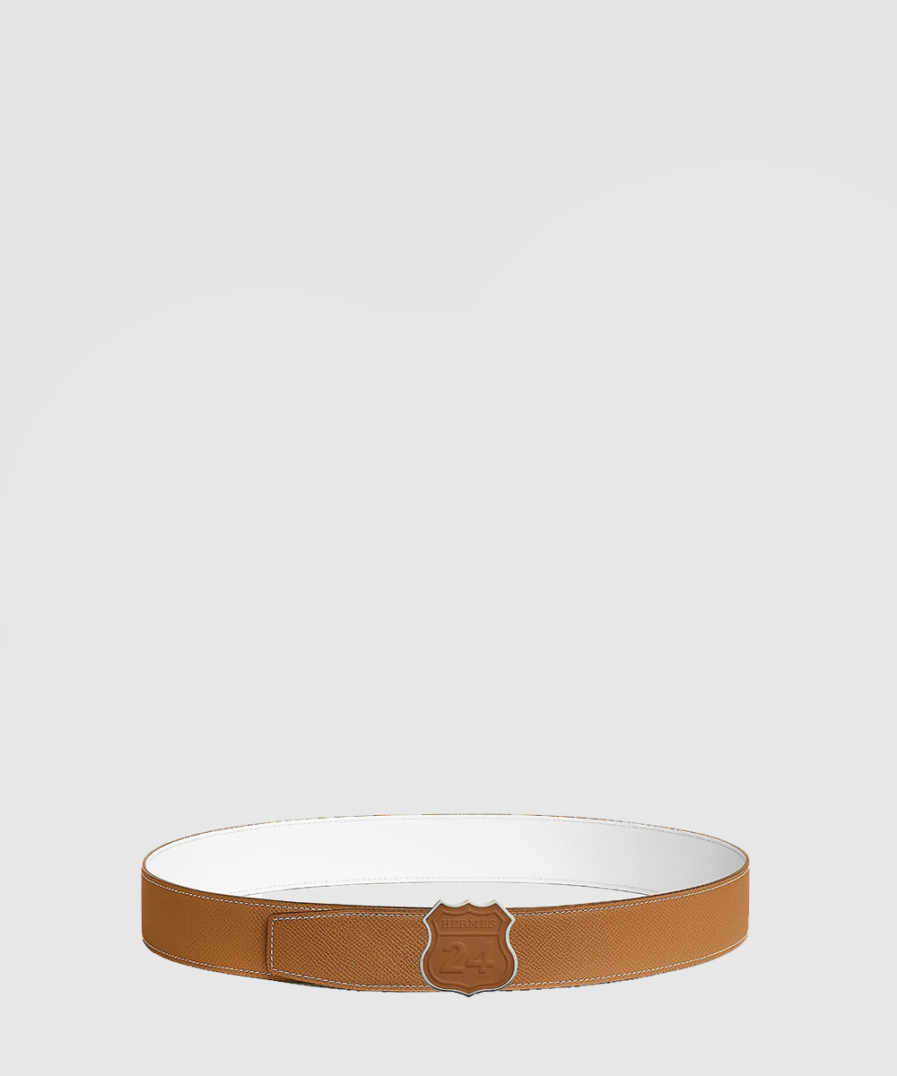 에르메스 온더로드 버클 양면 가죽 벨트