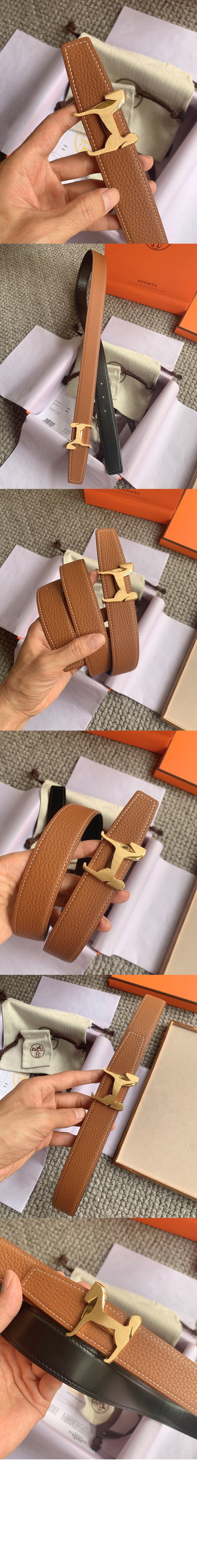 에르메스 군마 리버서블 벨트