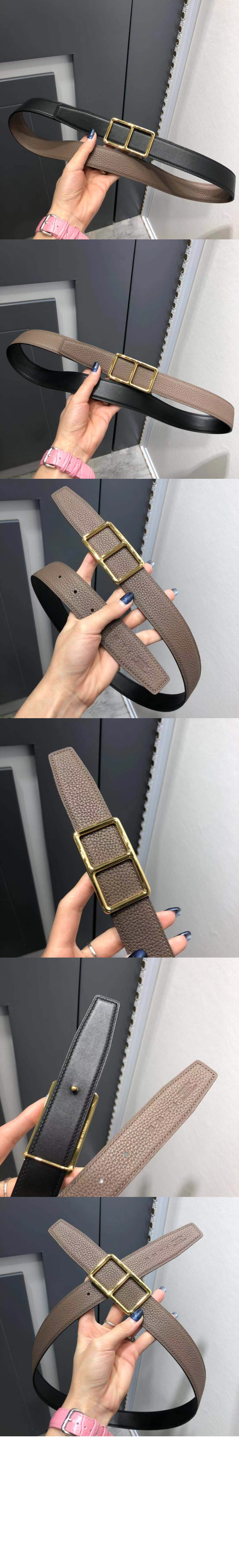 에르메스 부클레 H 리버서블 벨트