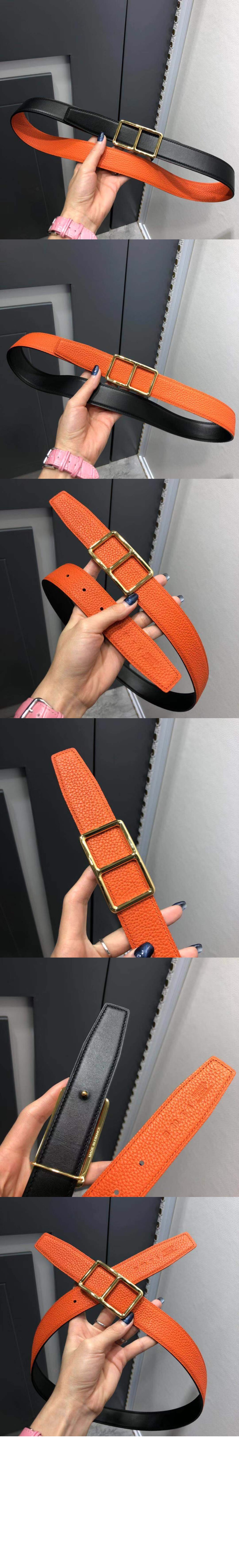 에르메스 부클레 H 리버서블 벨트