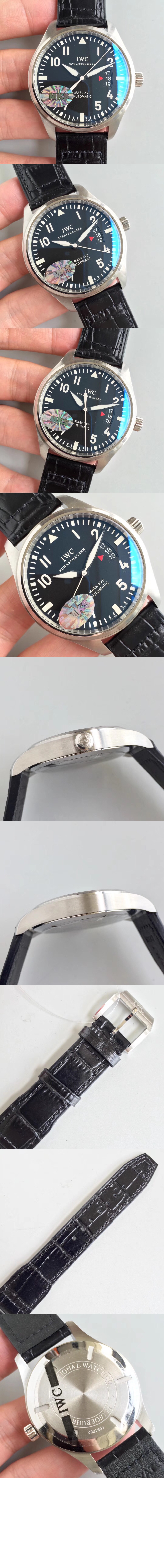 IWC 마크 17 에비에이터 손목시계 41 IW326501