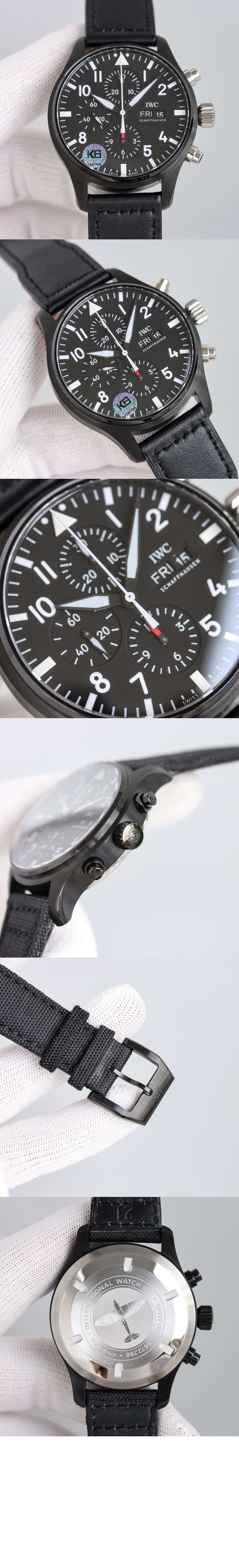 IWC 파일럿 워치 크로노그래프 41 탑건 IW389401