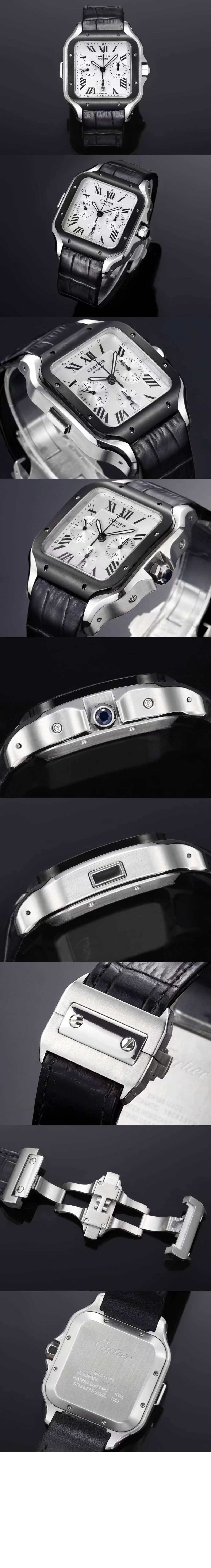 까르띠에 산토스 드 까르띠에 크로노그래프 워치 43.3 WSSA0017