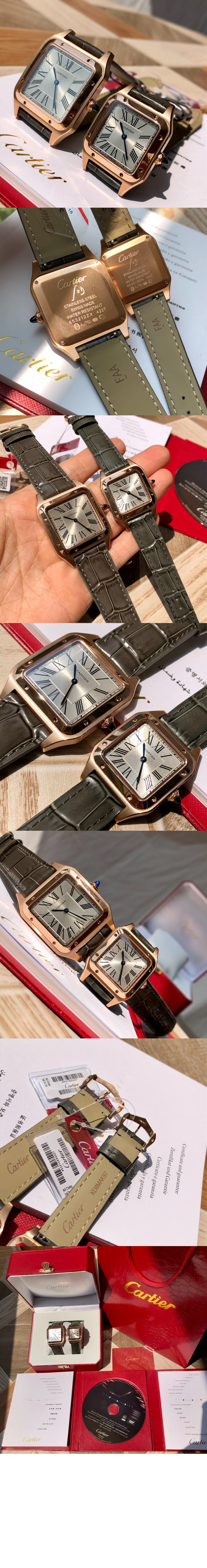 까르띠에 산토스-뒤몽 43.5 WGSA0021