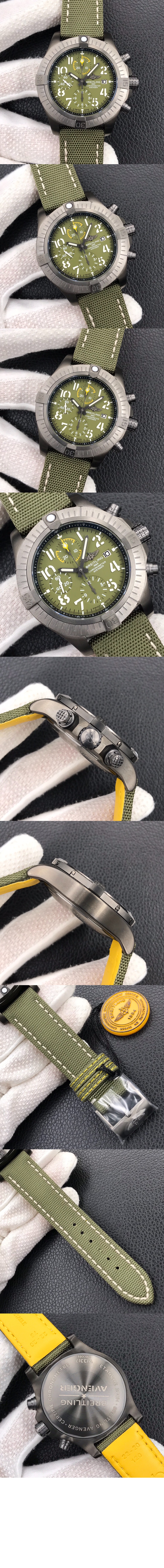 브라이틀링 어벤저 크로노그래프 45 나이트 미션 V1331710