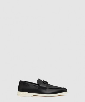 발렌티노 레저 플로우 송아지 가죽 로퍼