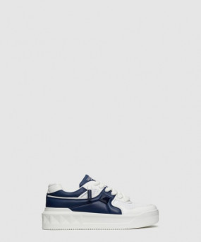 발렌티노 ONE STUD 스웨이드 로우컷 스니커즈