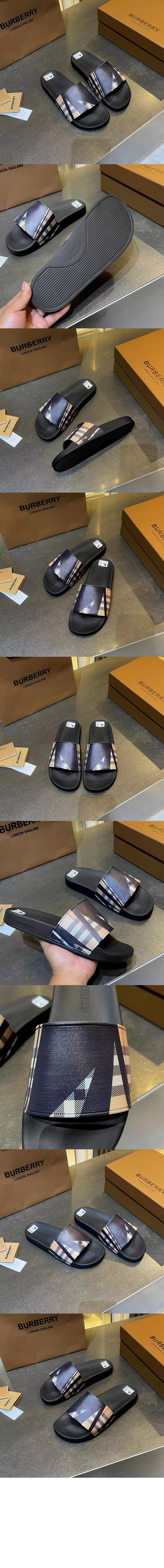 버버리 슬리퍼 80707351