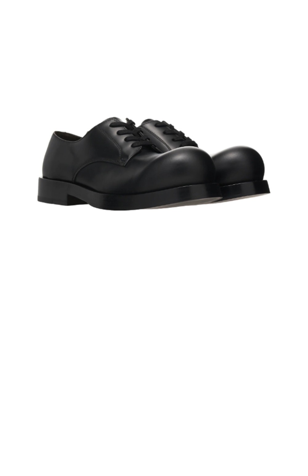 보테가베네타 브러시드 레더 레이스업 슈즈 741324