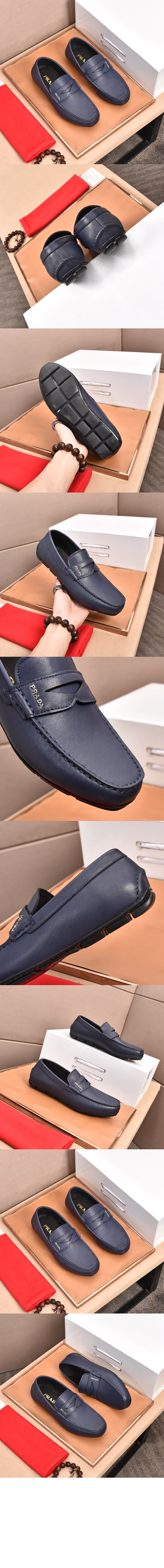 프라다 사피아노 로고 드라이빙슈즈 2DD158