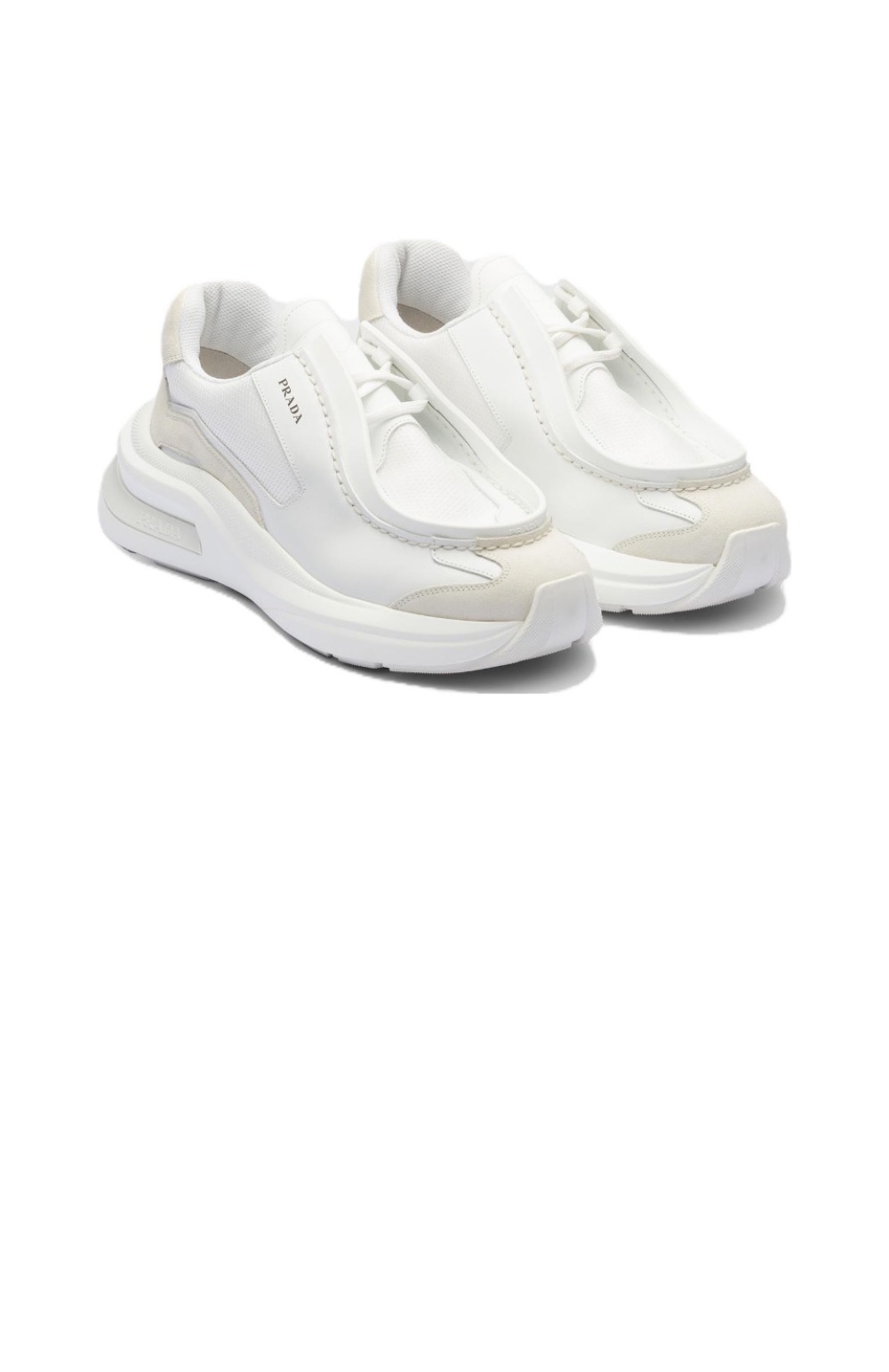 프라다 스웨이드 브러쉬드 스니커즈 2EG424