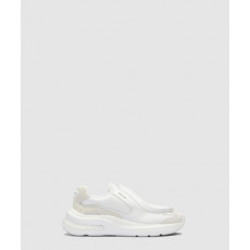 프라다 스웨이드 브러쉬드 가죽 스니커즈 2EG424