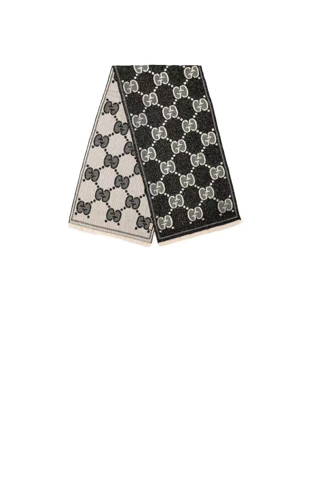 구찌 GG 자카드 패턴 니트 스카프 598993