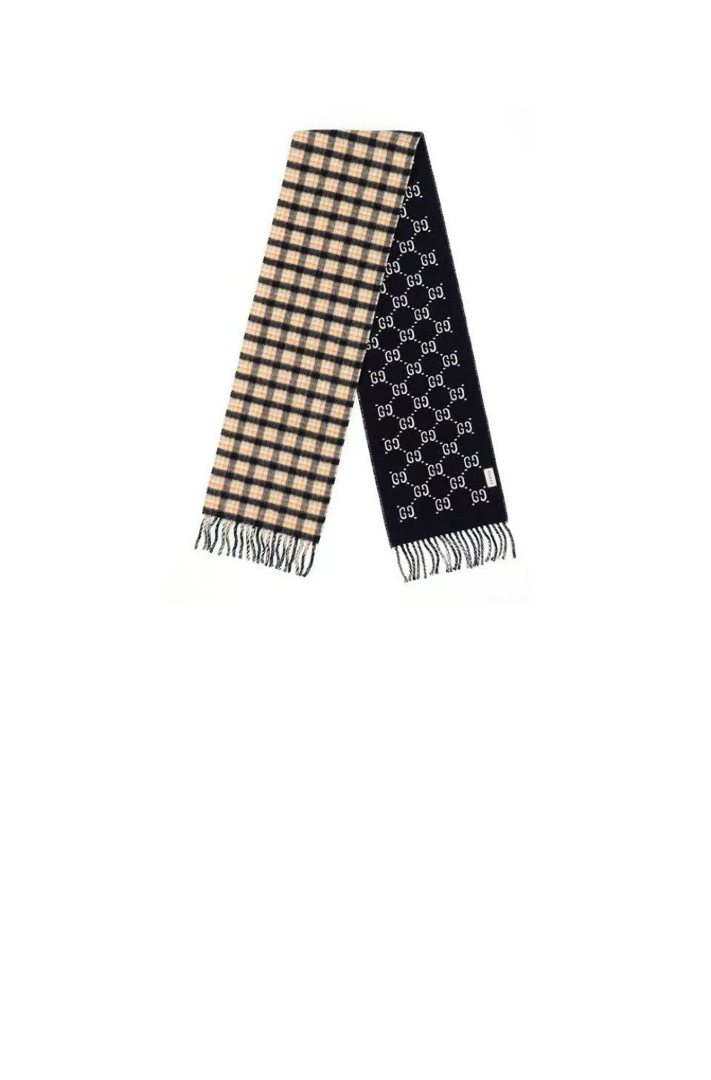 구찌 GG 자카드 패턴 니트 스카프 597527