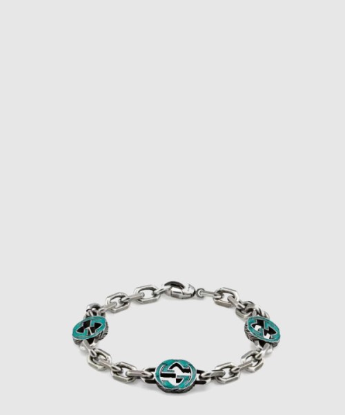 구찌 인터로킹G 팔찌 656787