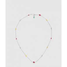 구찌 멀티컬러 에나멜 인터로킹 G 목걸이 728953