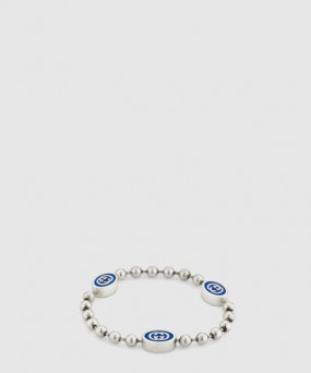 구찌 인터로킹 G 비즈 팔찌 753442