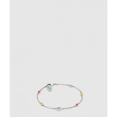 구찌 멀티컬러 에나멜 인터로킹 G 팔찌 728951