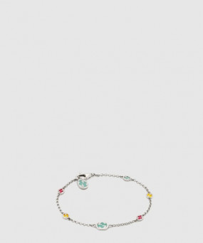 구찌 멀티컬러 에나멜 인터로킹 G 팔찌 728951