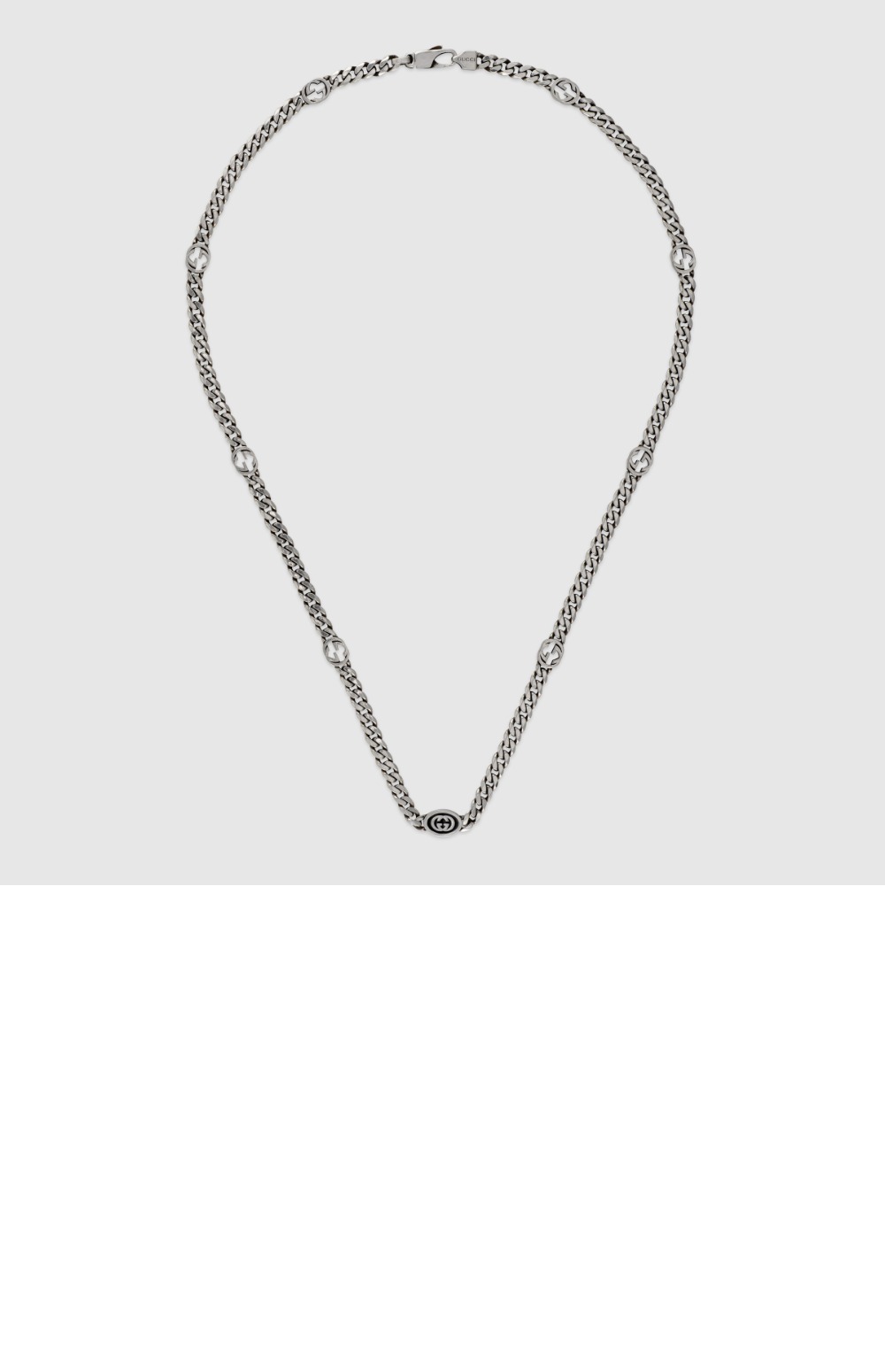 구찌 씬 인터로킹 G 목걸이 678661