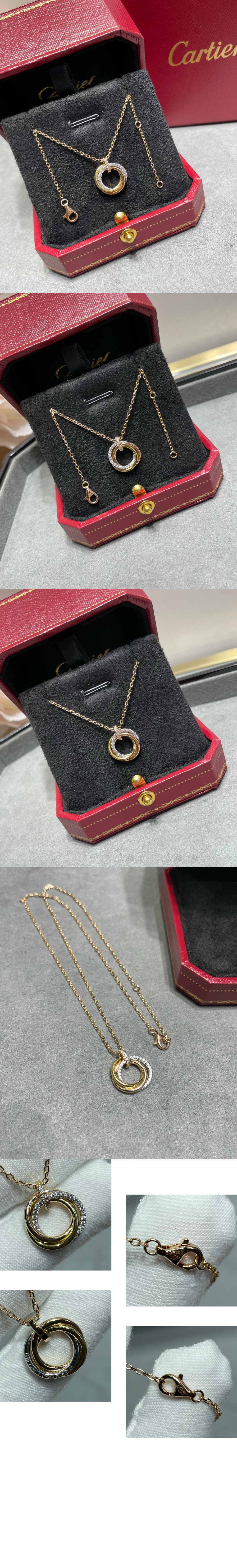 까르띠에 트리니티 네크리스 B7224586