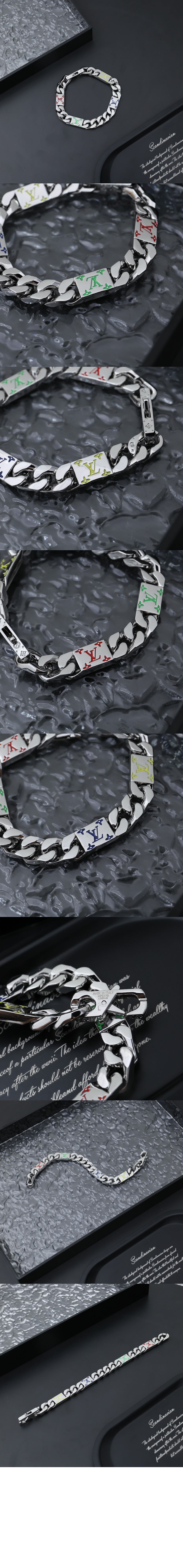 루이비통 LV 모자이크 팔찌 M1409M