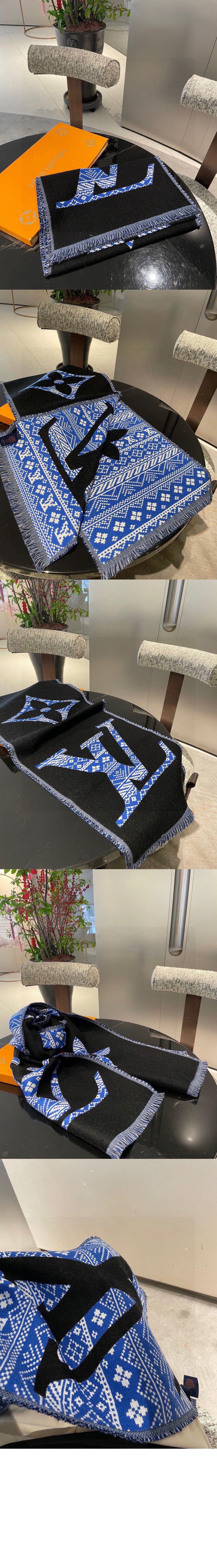 루이비통 MNG 양면 스카프 M77947