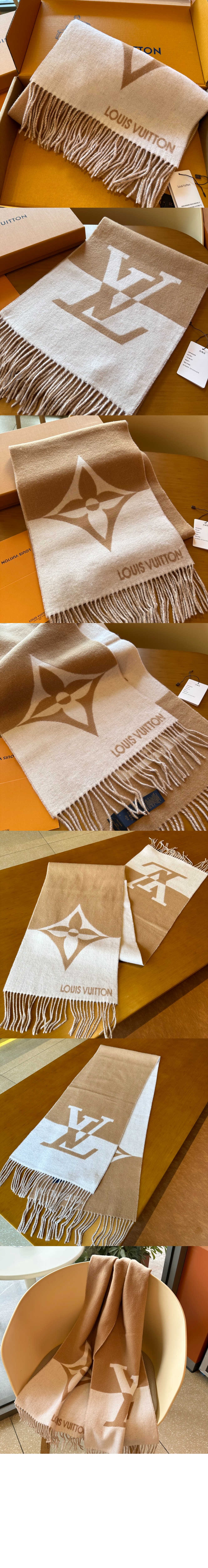 루이비통 LV 그래픽 듀얼 스카프 M79097