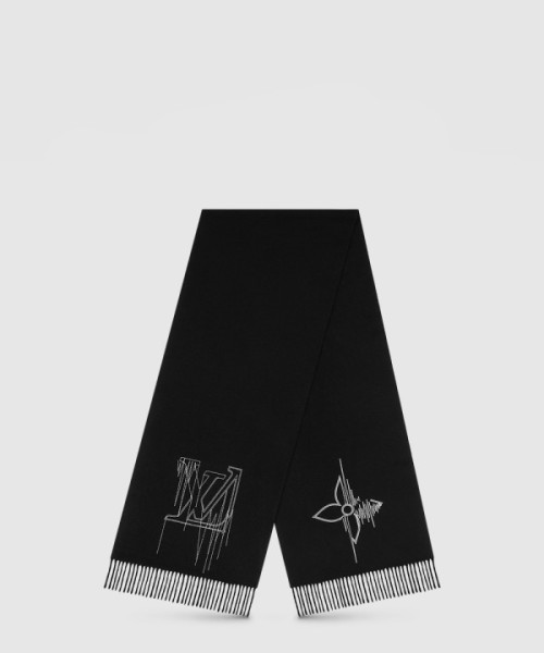 루이비통 LV 스티치 스카프 M77981