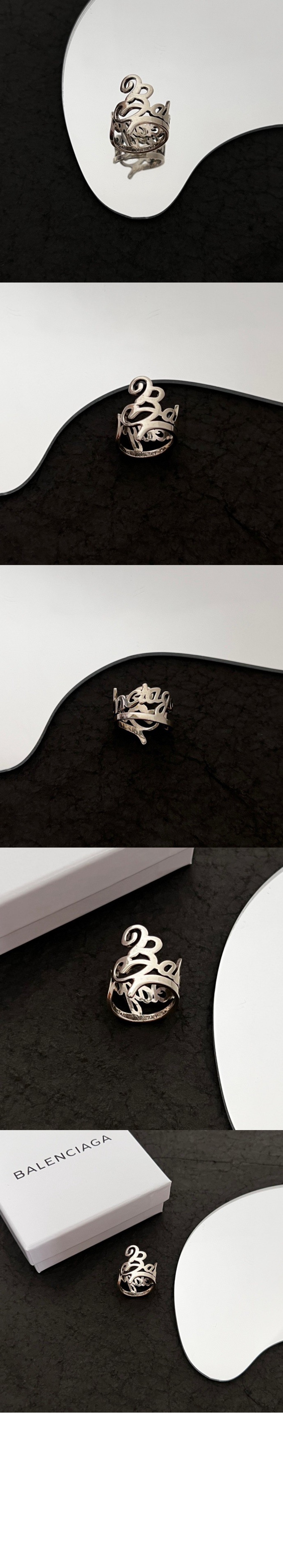 발렌시아가 타이포 반지 686191