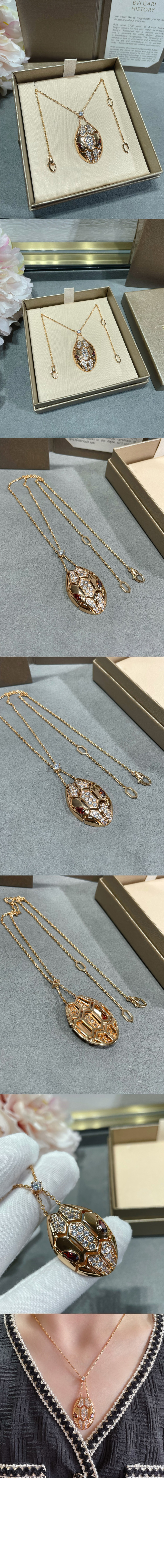 불가리 세르펜티 세두토리 네크리스 352748