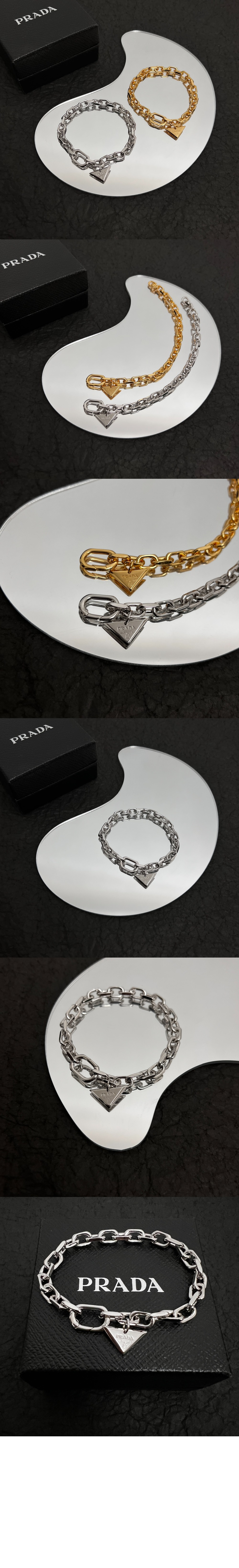프라다 체인 보석 브레이슬릿 2JB315