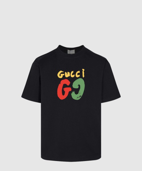 구찌 프린트 면 티셔츠