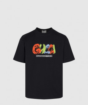 구찌 로고 프린트 반팔