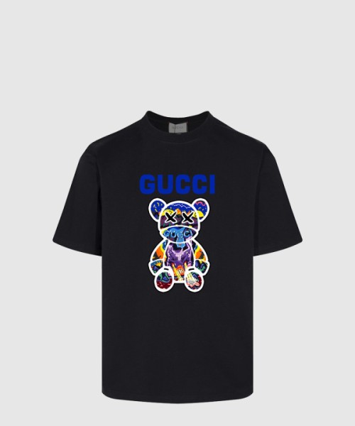 구찌 프린트 면 티셔츠