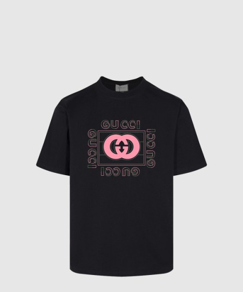 구찌 프린트 면 티셔츠