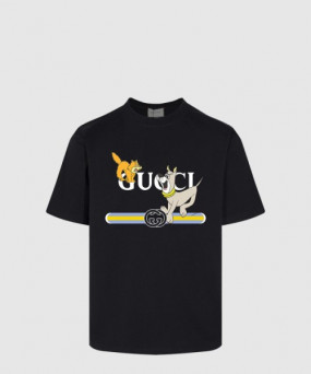 구찌 로고 프린트 반팔