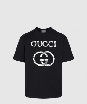 구찌 로고 프린트 반팔