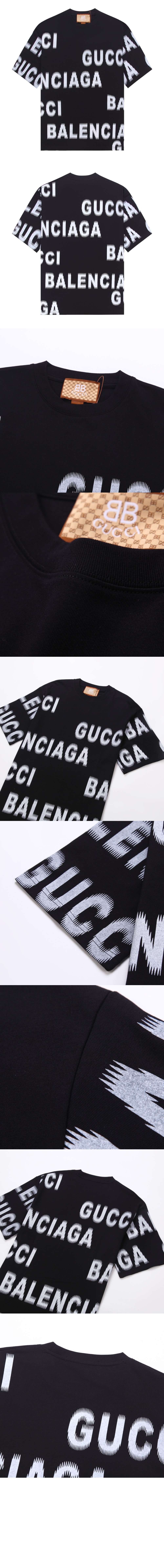 구찌 로고 프린트 반팔