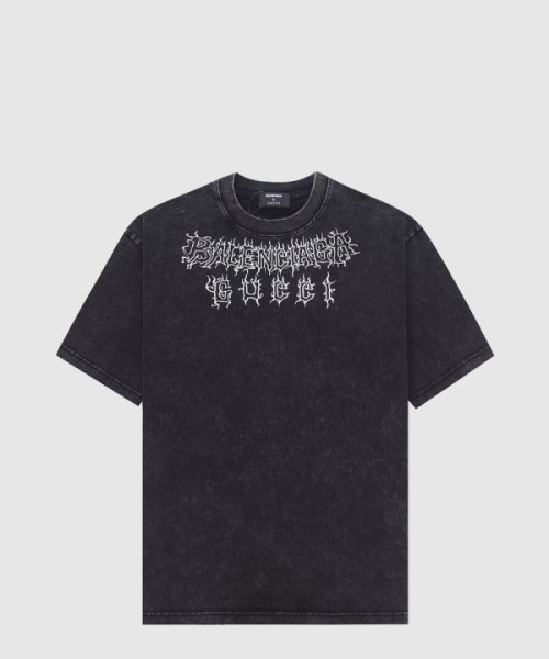 구찌 프린트 면 티셔츠