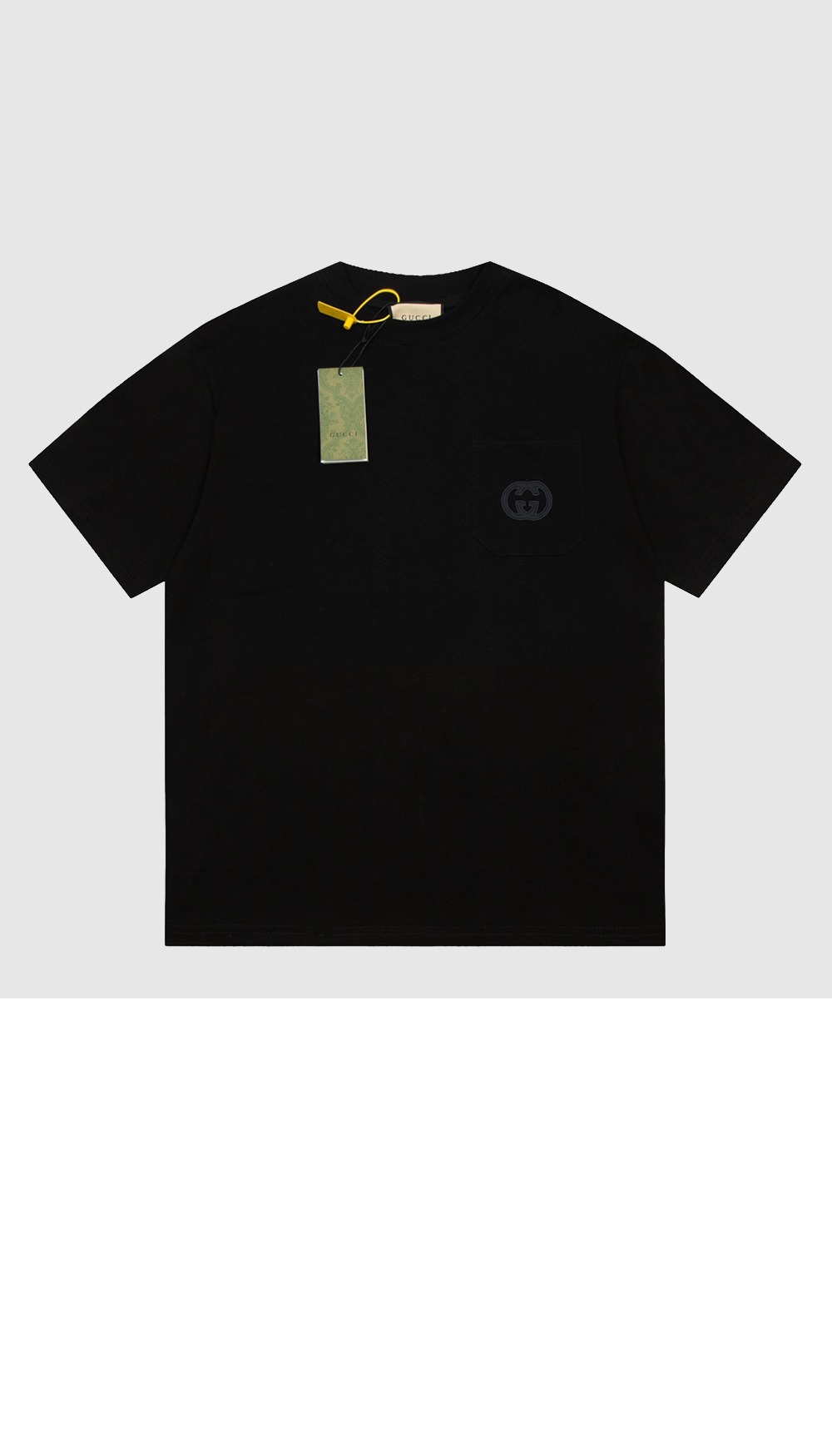 구찌 면 티셔츠