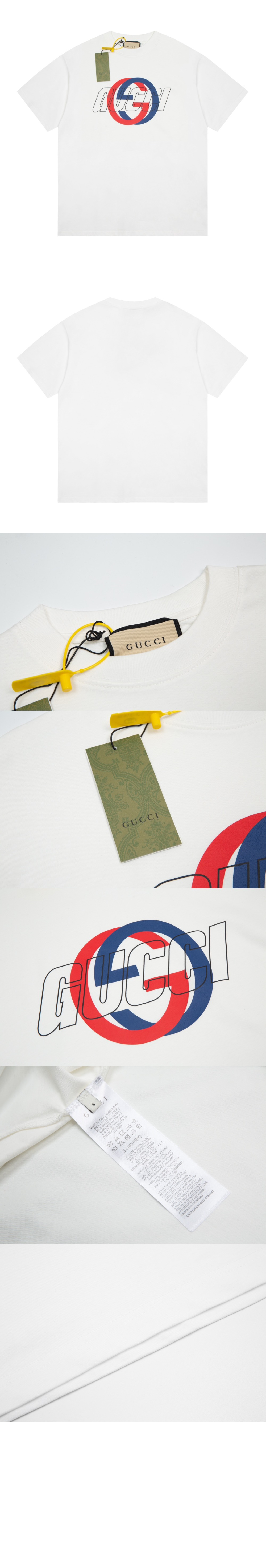 구찌 로고 프린트 반팔