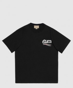 구찌 로고 프린트 반팔