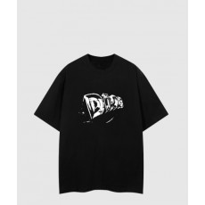 디올 로고 프린트 반팔