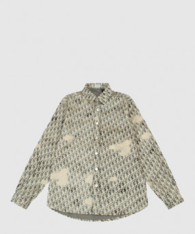 디올 로고 셔츠