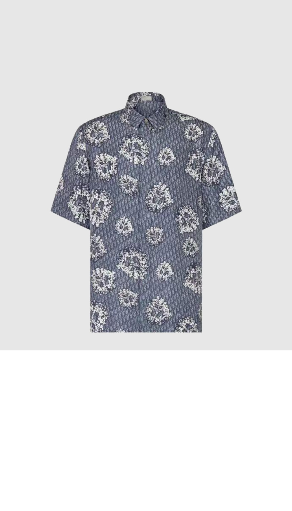 디올 로고 셔츠