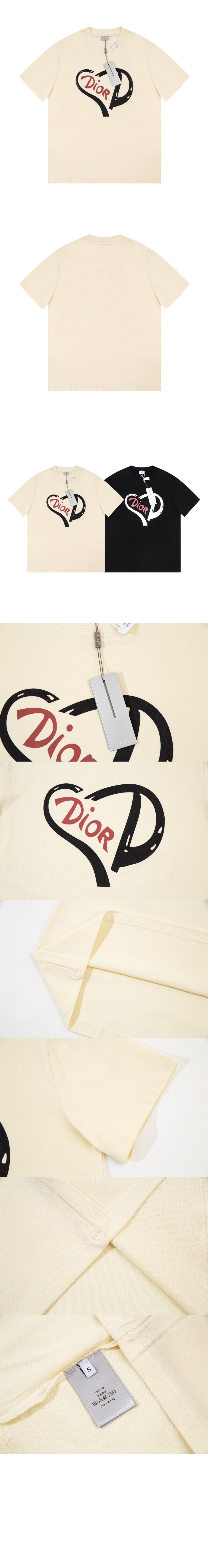 디올 플라워 코튼 톱