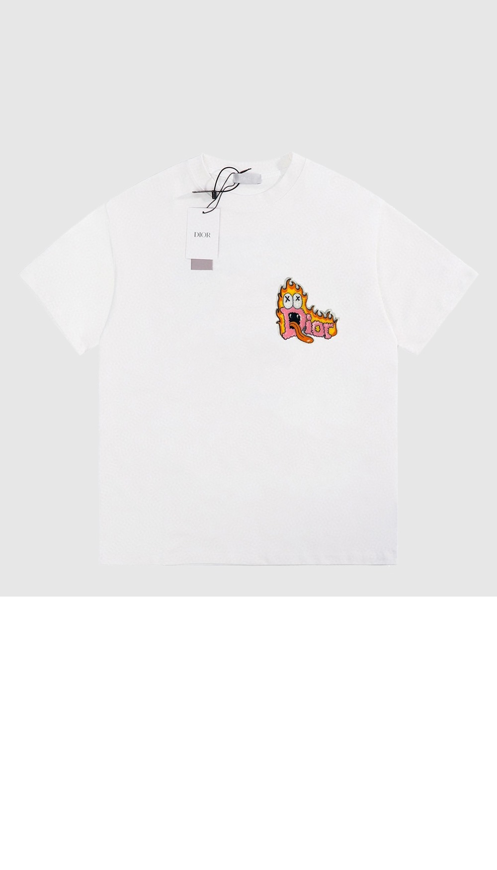 디올 로고 프린트 셔츠 톱